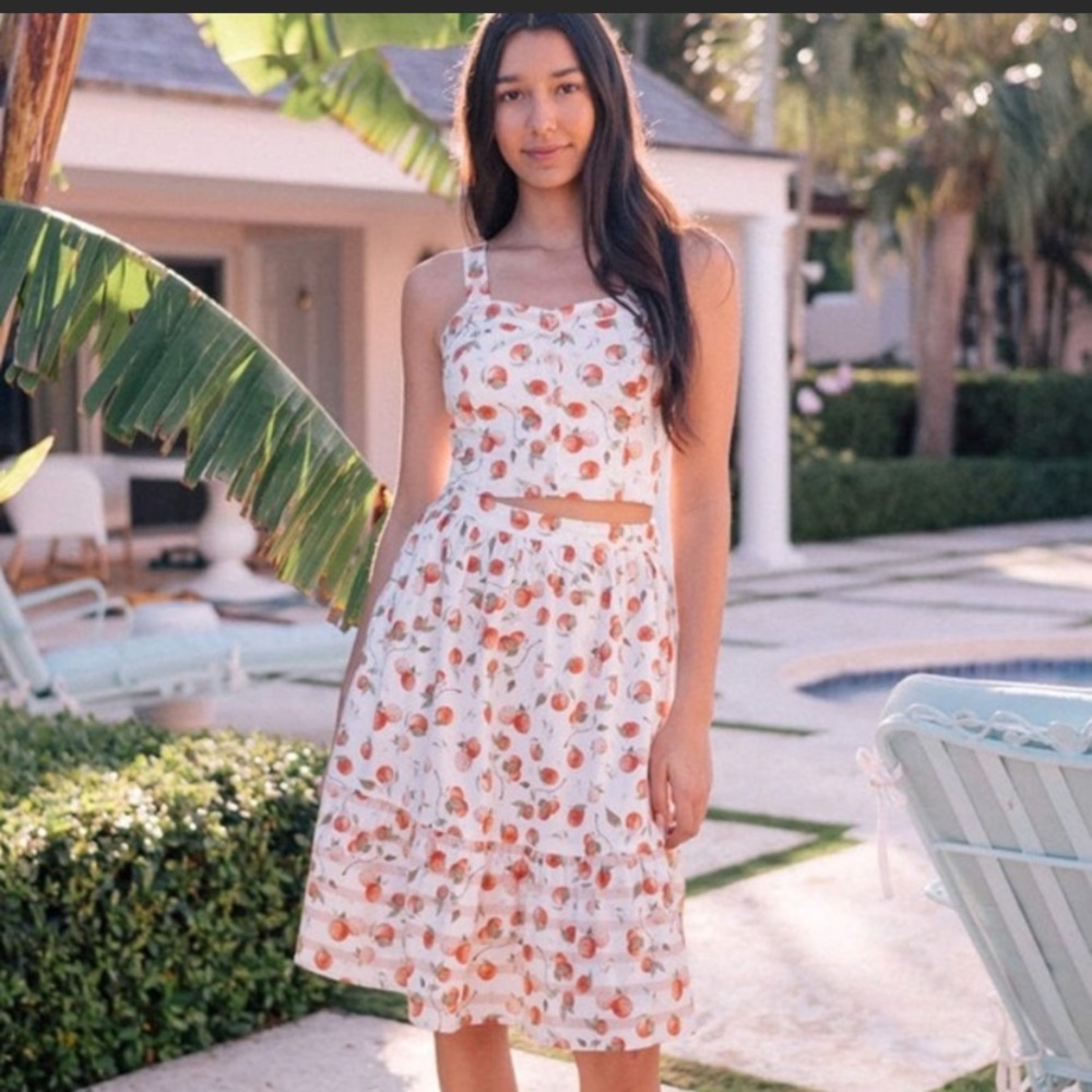NWT Gal Meets Glam Tina orange set
